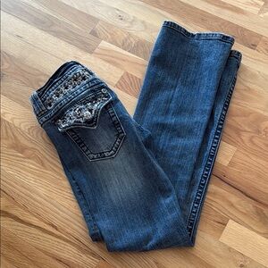 Miss Me Blue Boot Cut Jeans